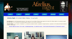 Desktop Screenshot of afzeliusnight.com